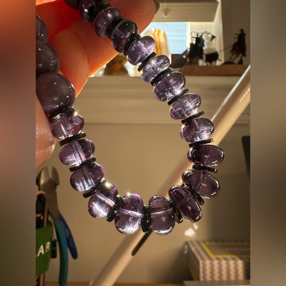 ALEXANDRITE + LAVENDERS CHALCEDONY NECKLACE - Picture 15 of 16